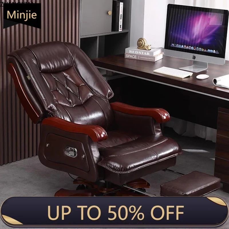 Office Furniture First - Leather Chair First Layer Cowhide Large