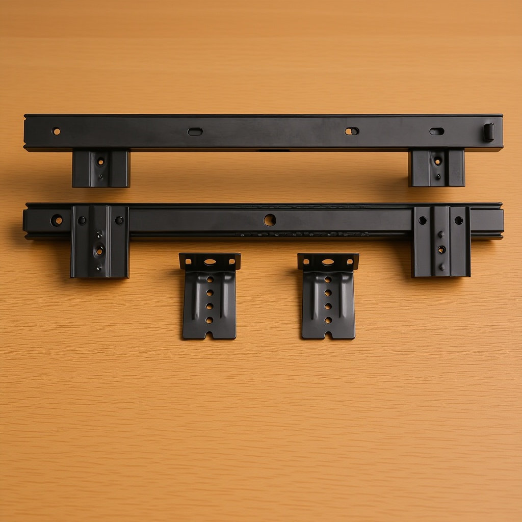 Keyboard Drawer Under - Creative Aluminum Alloy PP Keyboard Tray