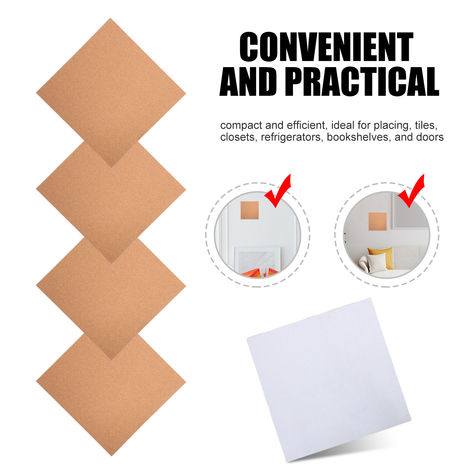 6 Rolls Self Adhesive Cork Boa - Bulletin Board Cork 评论和价格