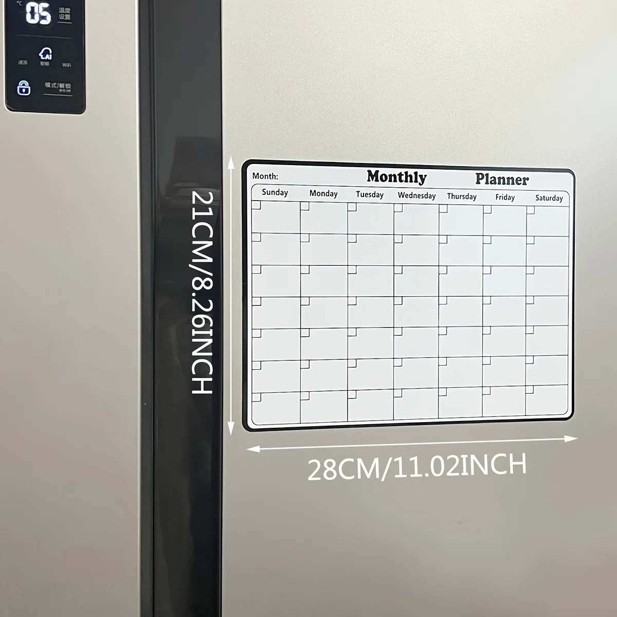 Magnetic Refrigerator Dry Eras - Magnetic Whiteboard Calendar 评论和价格