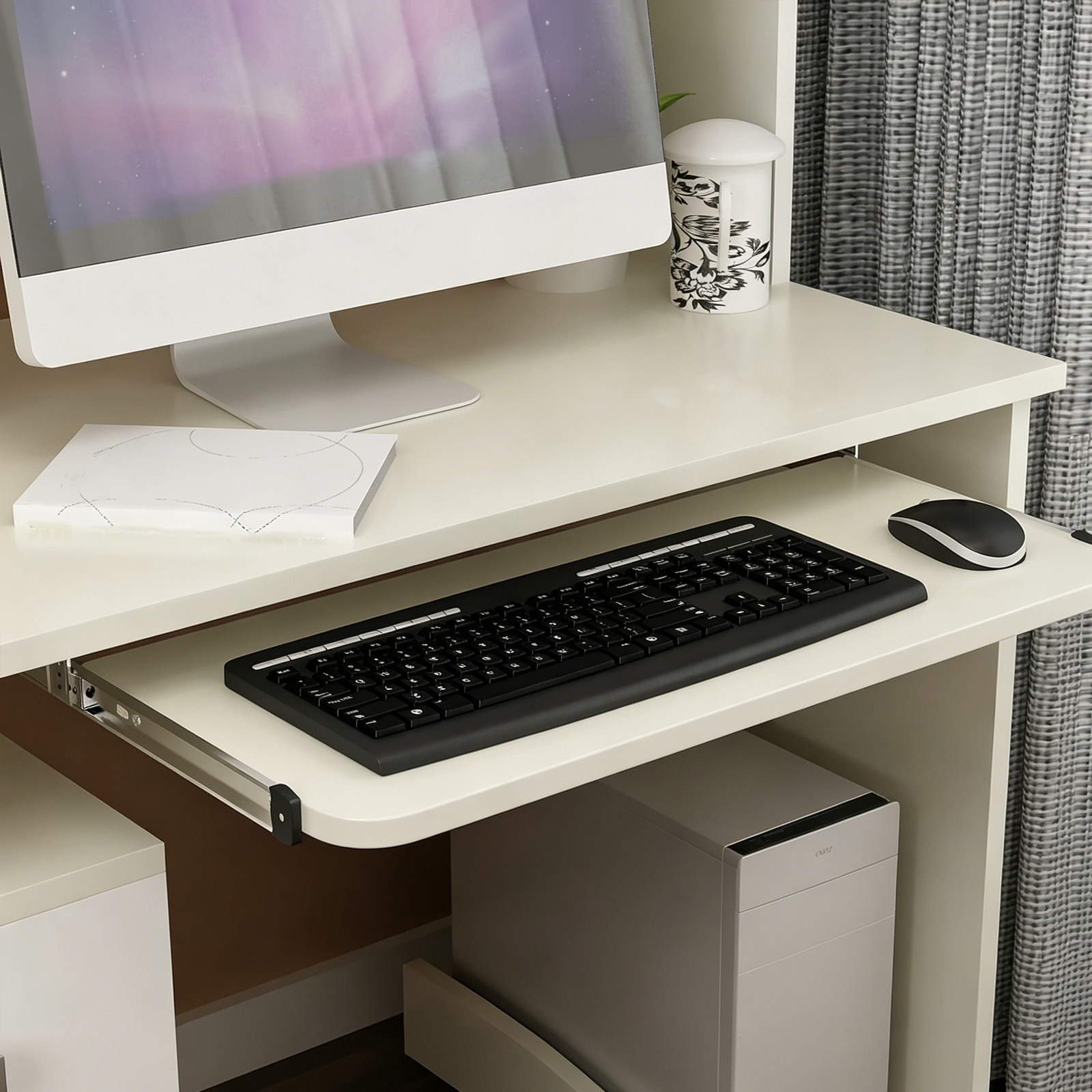 1Pair Ultra Smooth Quiet Keybo - Keyboard Drawer Under 评论和价格