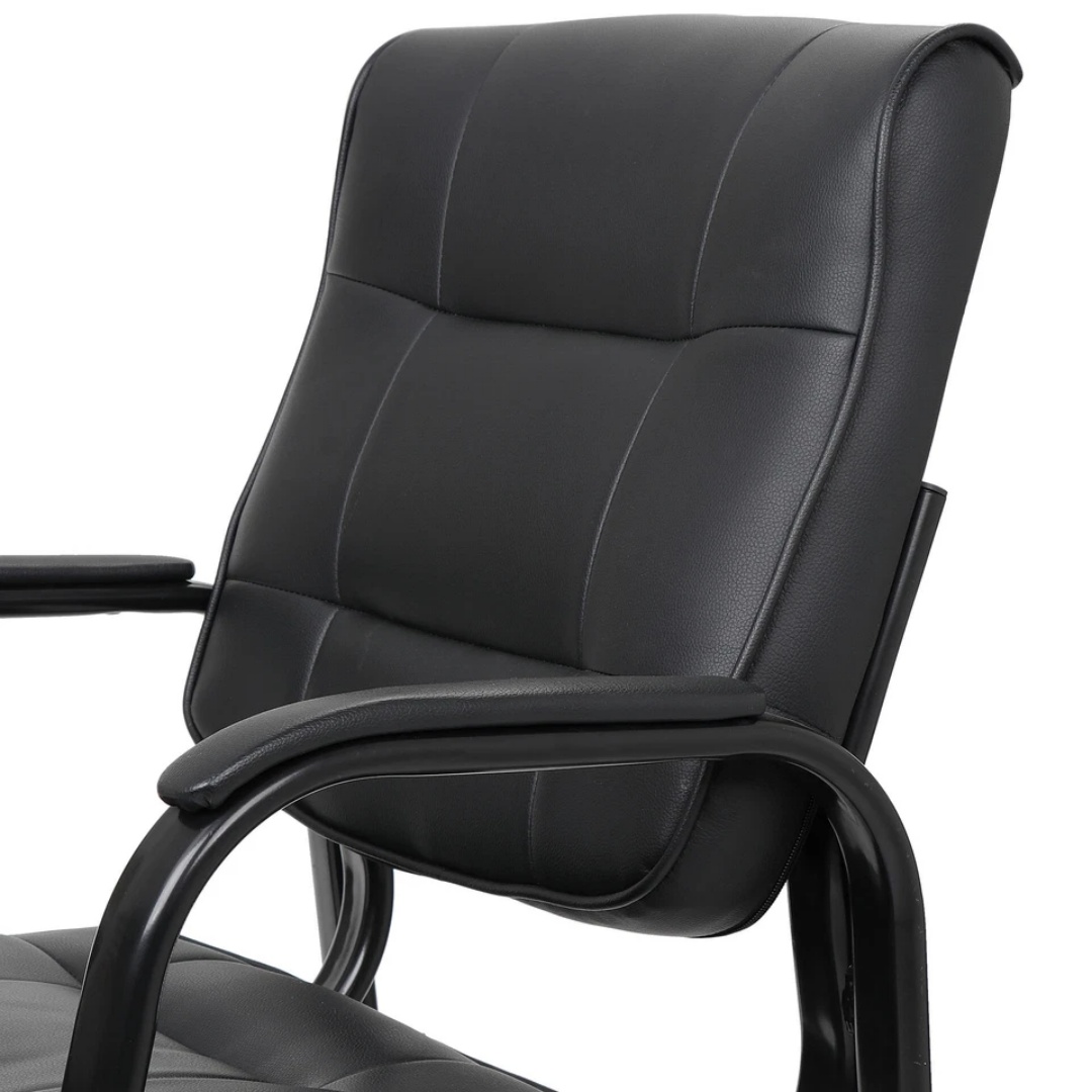 Office Guest Chair Bonded Leat - Office Furniture Usa 评论和价格