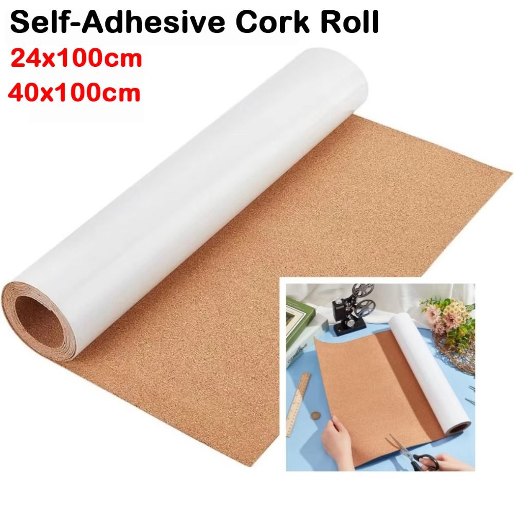 1m Self-Adhesive Cork Roll 2mm - Bulletin Board Cork 评论和价格