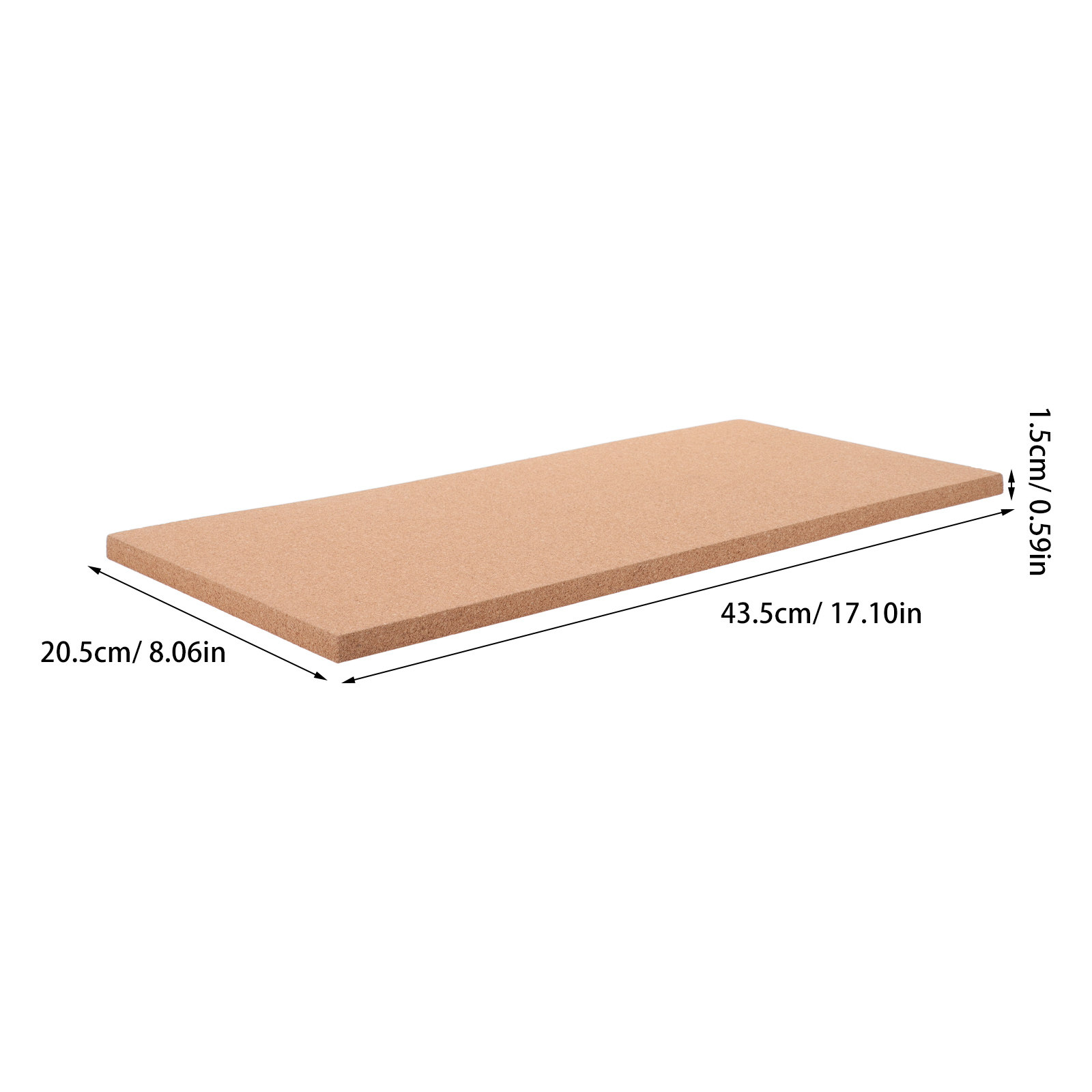 2Pcs Soft Cork Boards Rectangu - Bulletin Board Cork 评论和价格