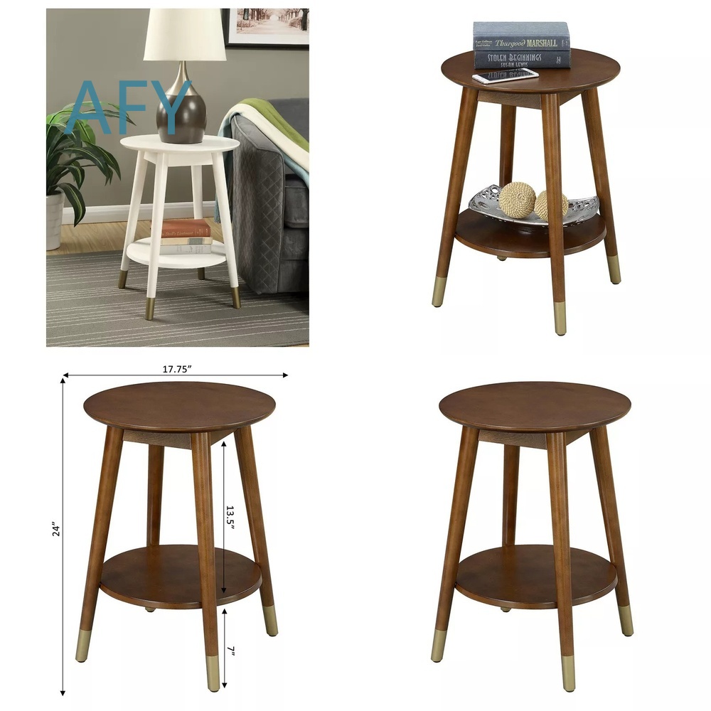 Wooden Side Table with Bottom  - Office Furniture Ikea 评论和价格