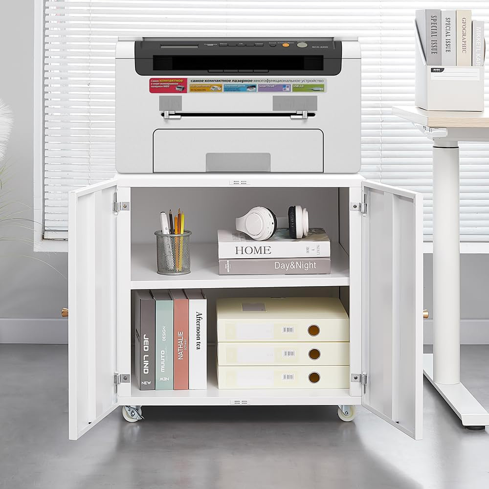 Metal Printer Stand with File  - Office Furniture Plan 评论和价格