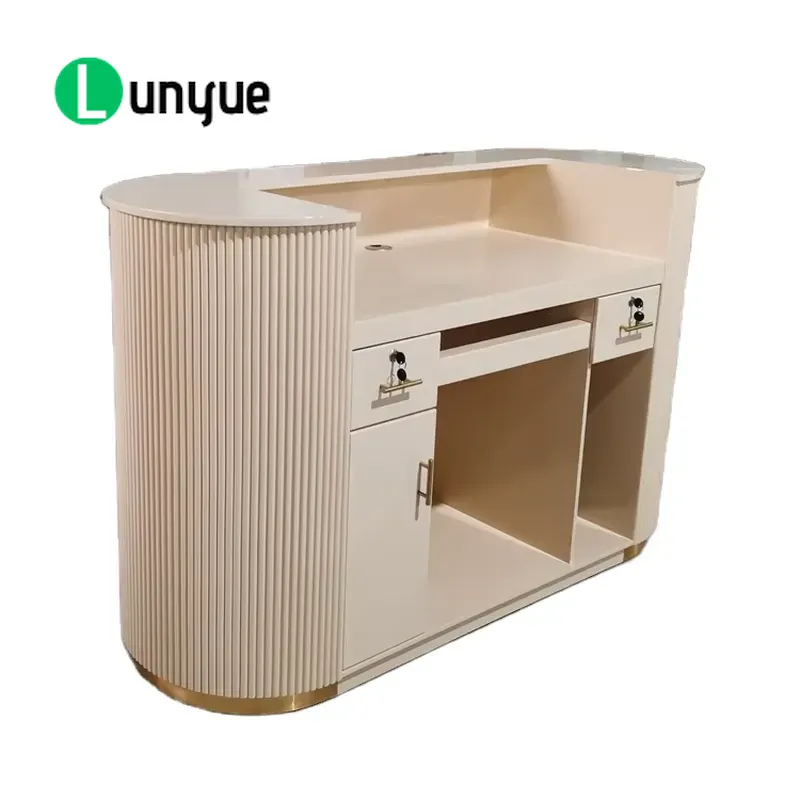 Modern Pink White Front Counte - Office Furniture Kl 评论和价格