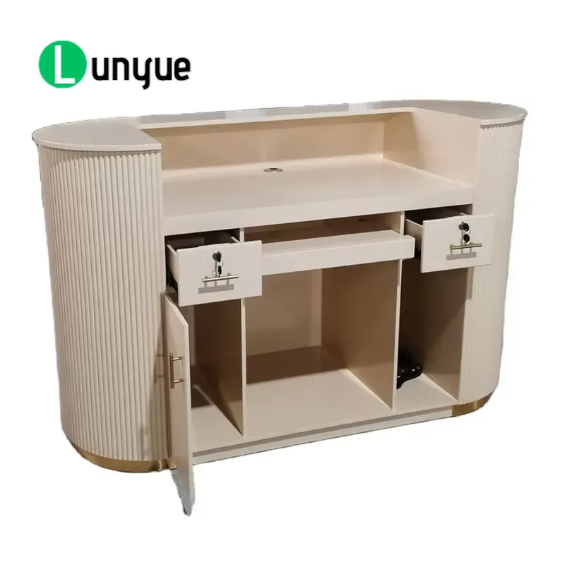 Modern Pink White Front Counte - Office Furniture Kl 评论和价格