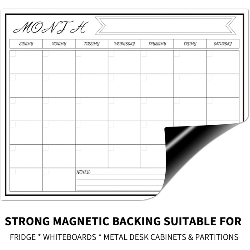 Daily Week Month Plan Magnetic - Magnetic Whiteboard Calendar 评论和价格
