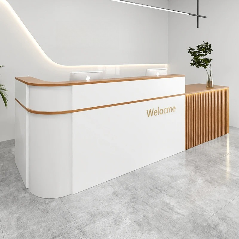 Storage Luxury Reception Desk  - Office Furniture In Usa 评论和价格